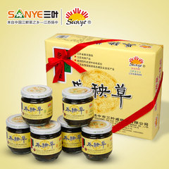 鎮(zhèn)江揚中特產(chǎn)三葉咸秧草 腌制下飯菜開胃精品圓禮盒150x6瓶